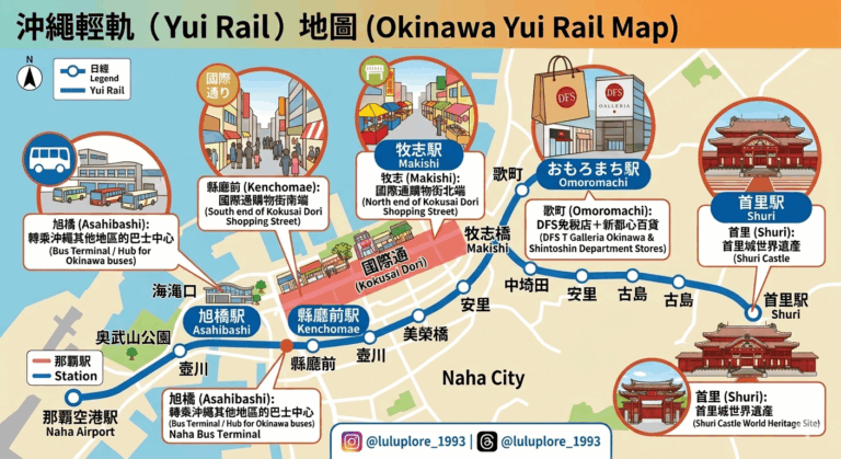 沖繩輕軌地圖